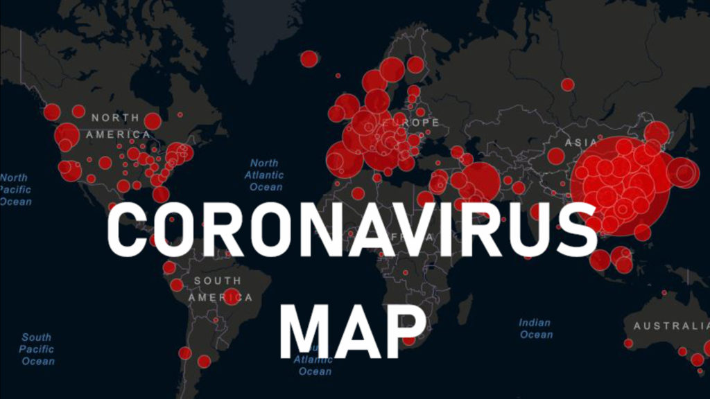 coronavirus map